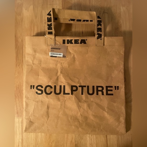 Virgil Abloh “sculpture” bag for IKEA